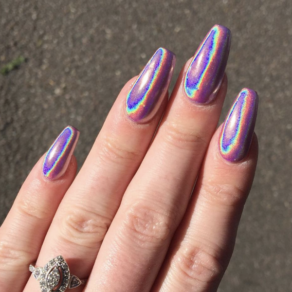 HOLO PRESS-ON NAIL POWDER