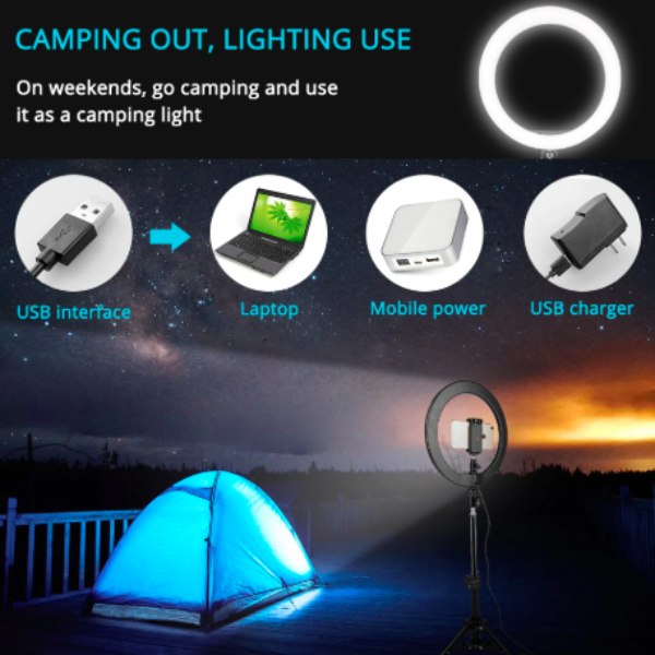 LED RING LIGHT WITH STAND