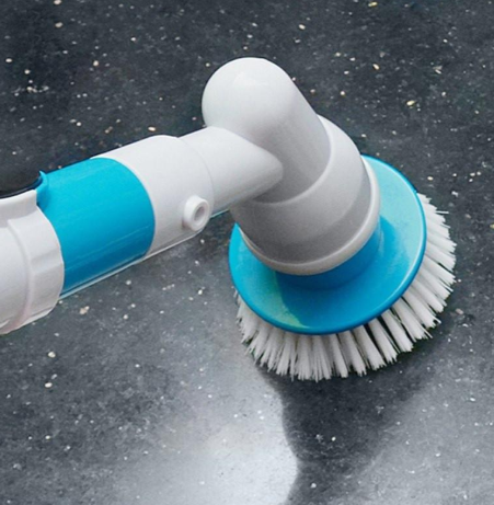 Electric Cleaning Scrubber with Extension Handle
