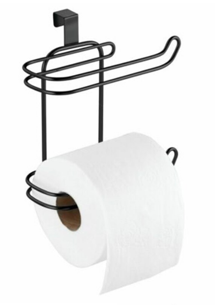 HomeZ™ Roll Paper Holder Toilet Tissue Towel Storage Organizer Hanging Shelf Rack Kitchen