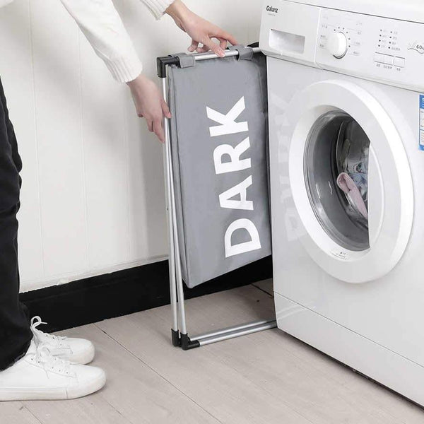 LAUNDRY BASKET ORGANIZER WITH WHEELS
