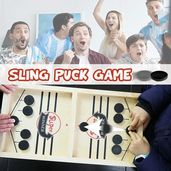 HOCKEY SLING PUCK BOARD GAME