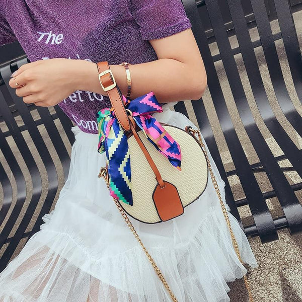 Straw Beach Messenger Bag