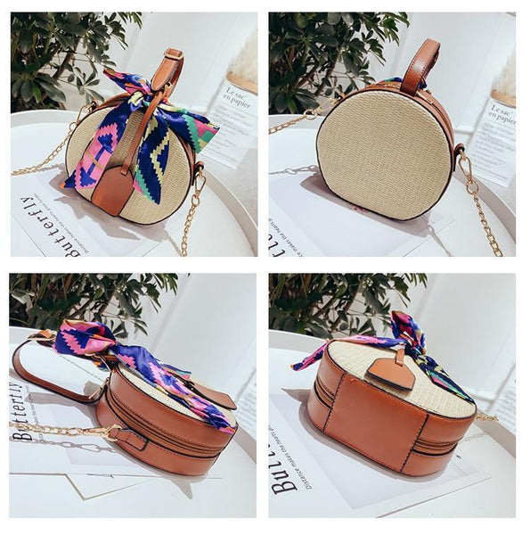 Straw Beach Messenger Bag