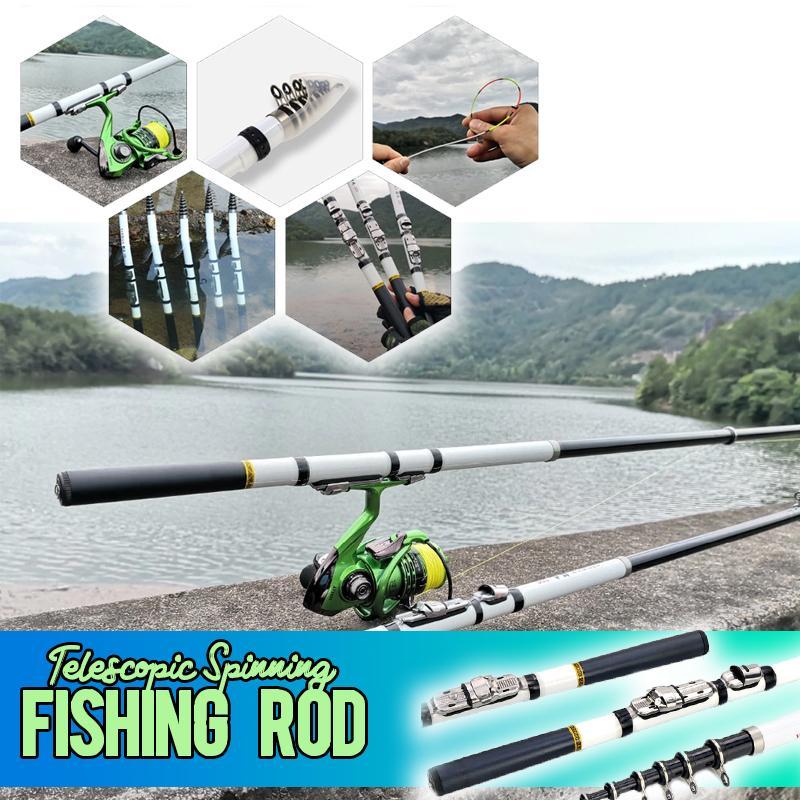TELESCOPIC SPINNING FISHING ROD