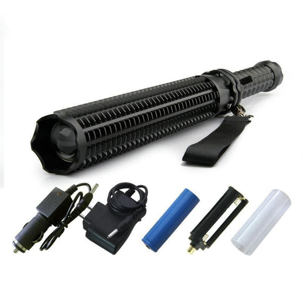 Tactical LED Defense Baton Flashlight
