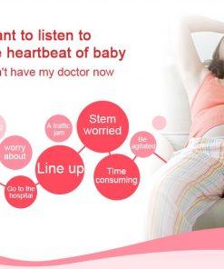 Baby Heartbeat Fetal Doppler - Hear Baby Heartbeat