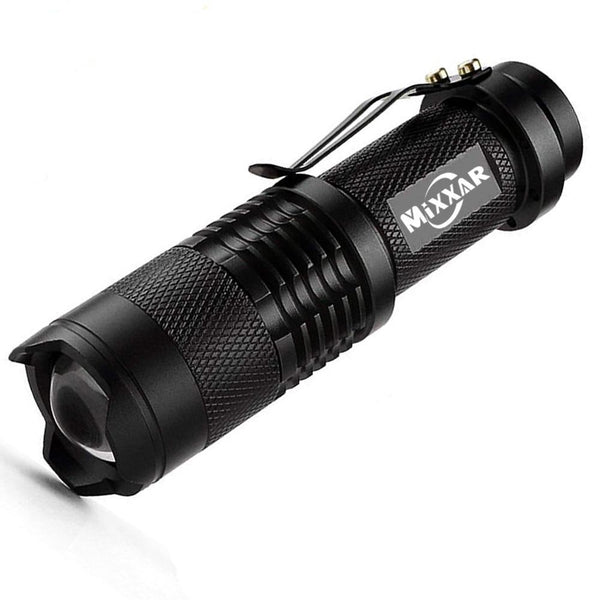 Mini LED Zoomable Flashlight Portable