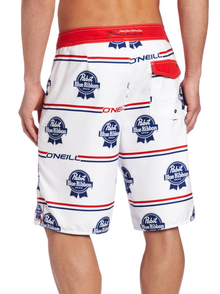 Men's PABST BLUE RIBBON BEER Print Shorts