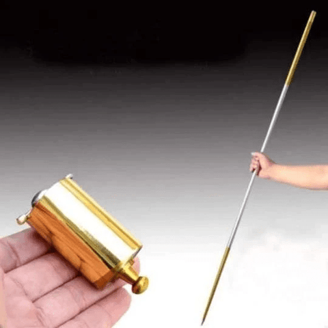 Magic Stick Portable Martial Arts Metal Magic Pocket Bo Staff