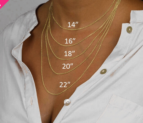 Necklace with Engraved Children Charms