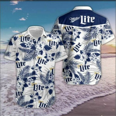 Men's Liquor MILLER LITE Printed Shirt