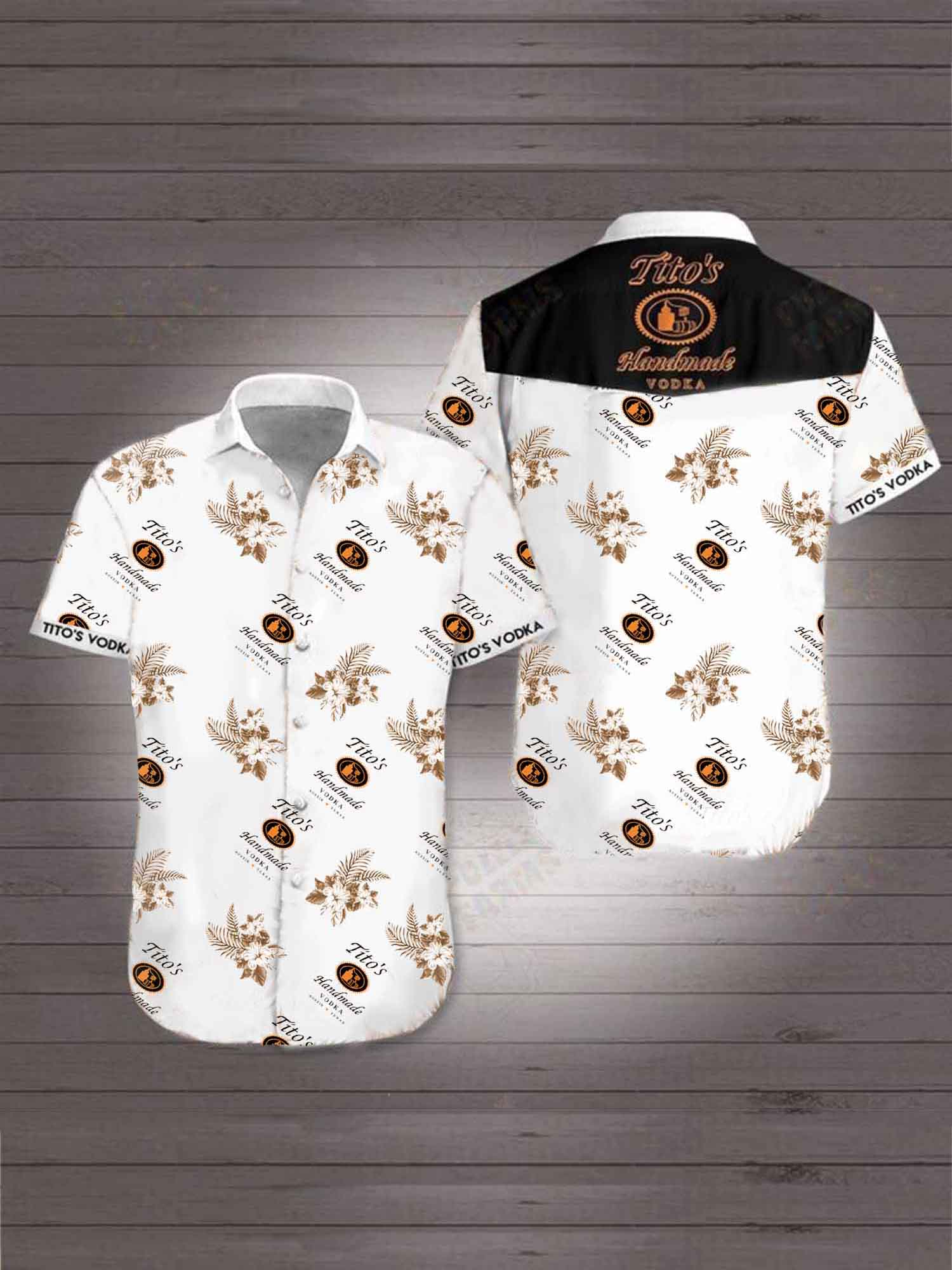 Men's Tito's Handmade VODKA AUSTIN TEXAS Hawaiian Shirt