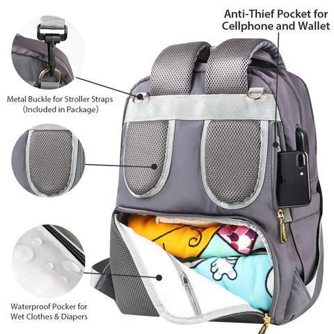 DIAPER BACKPACK w/ USB Port