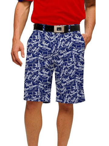 Men's PABST BLUE RIBBON BEER Print Shorts