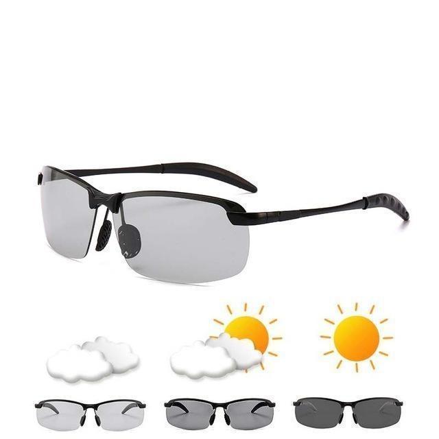 Men's Photochromic Sunglasses with Polarized Lens