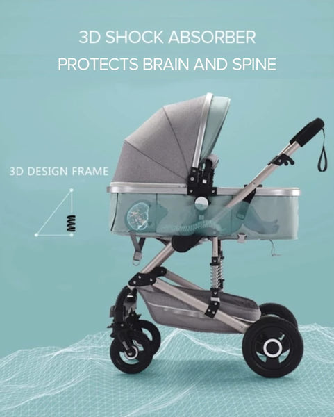 Premium 3-in-1 Stroller