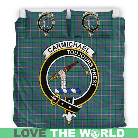 Carmichael Ancient Clan Badge Tartan Bedding Set K5