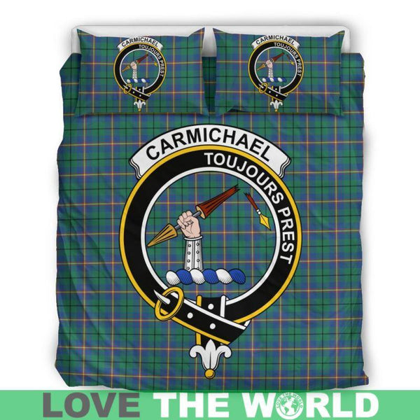 Carmichael Ancient Clan Badge Tartan Bedding Set K5