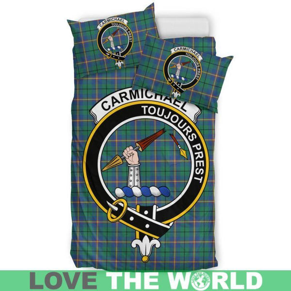 Carmichael Ancient Clan Badge Tartan Bedding Set K5