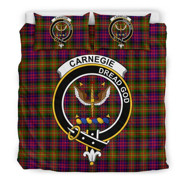 Carnegie Modern Clan Badge Tartan Bedding Set K5