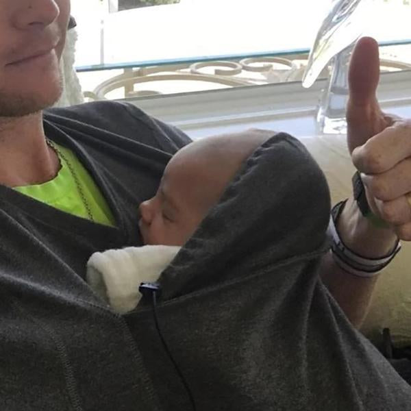 Multi-functional Clothes Parent-child Kangaroo Pocket T-shirt