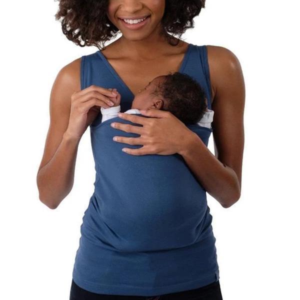 Multi-functional Clothes Parent-child Kangaroo Pocket T-shirt