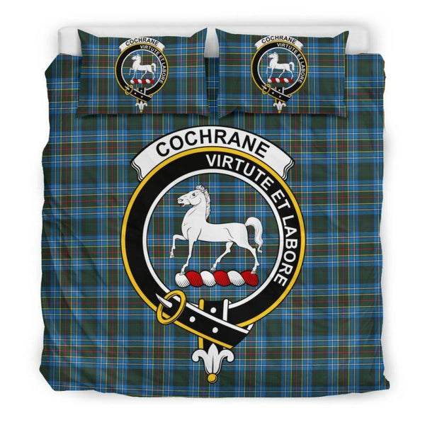 Cochrane Modern Clan Badge Tartan Bedding Set K5