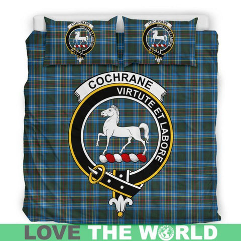 Cochrane Modern Clan Badge Tartan Bedding Set K5