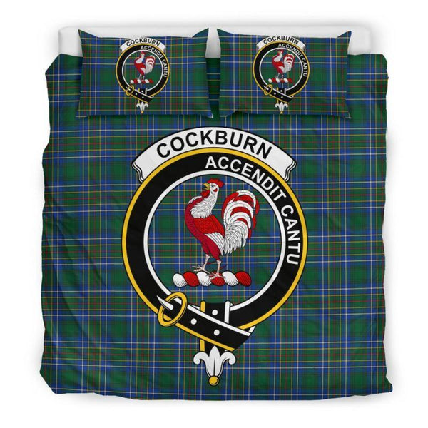 Cockburn Ancient Clan Badge Tartan Bedding Set K5