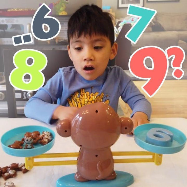 MONKEY MATH SCALE NUMBER GAME TOY
