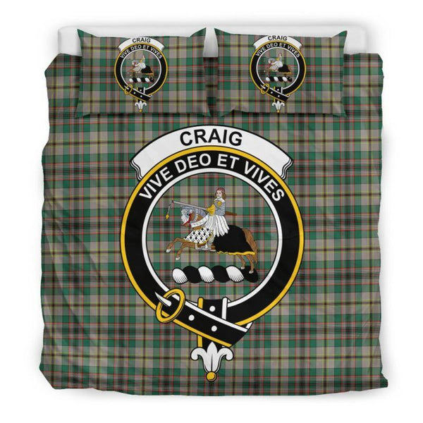 Craig Ancient Clan Badge Tartan Bedding Set K5