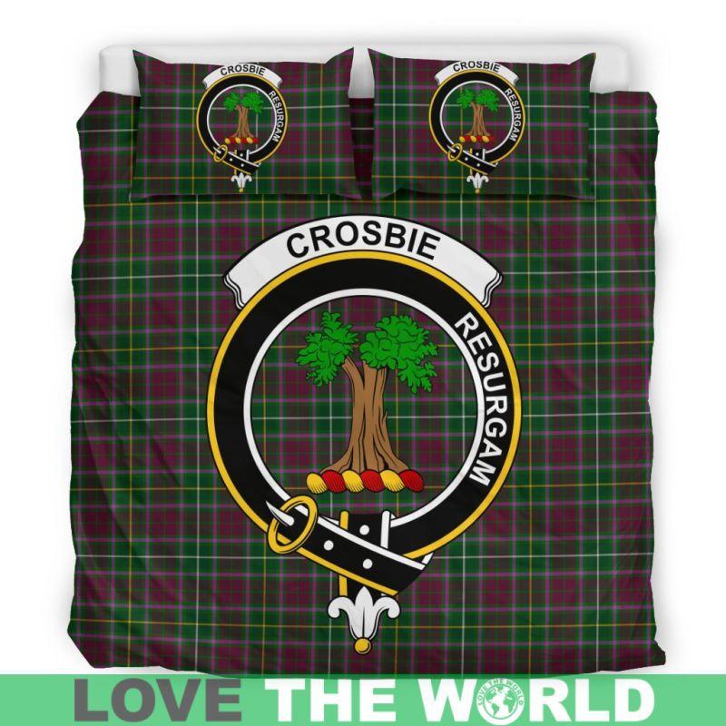 Crosbie Clan Badge Tartan Bedding Set K5