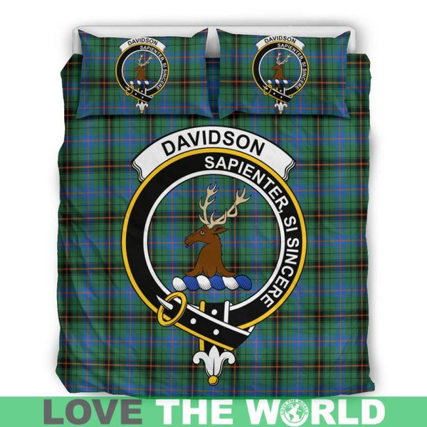 Davidson Ancient Clan Badge Tartan Bedding Set K7