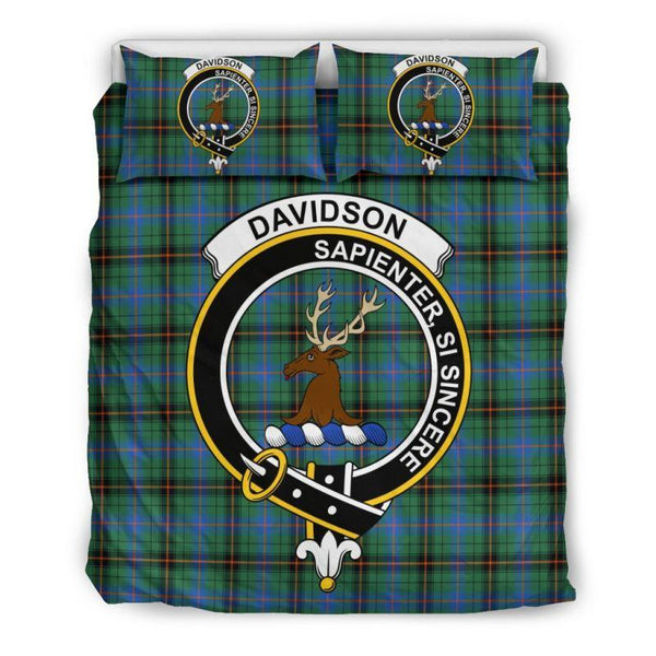 Davidson Ancient Clan Badge Tartan Bedding Set K7