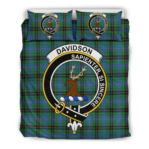 Davidson Ancient Clan Badge Tartan Bedding Set K7