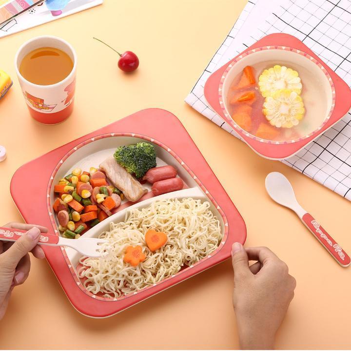 Bamboo Fibre Kids Dinnerware