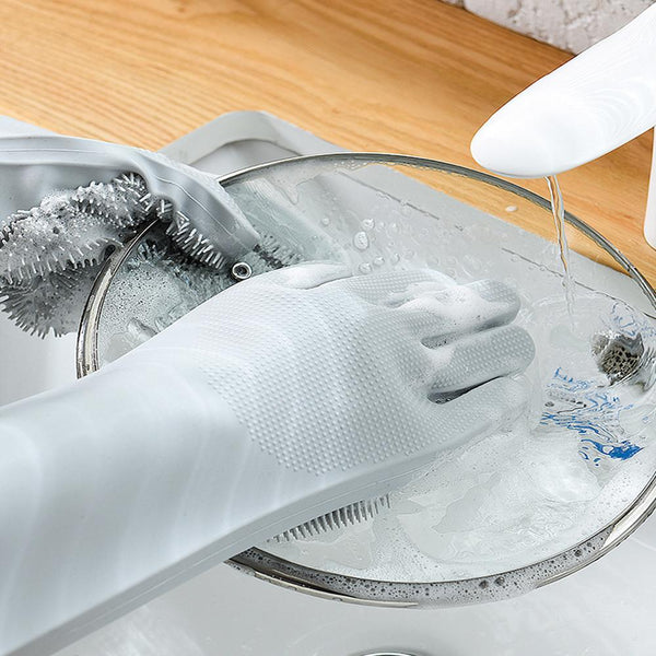 Magic Silicone Dishwashing Gloves