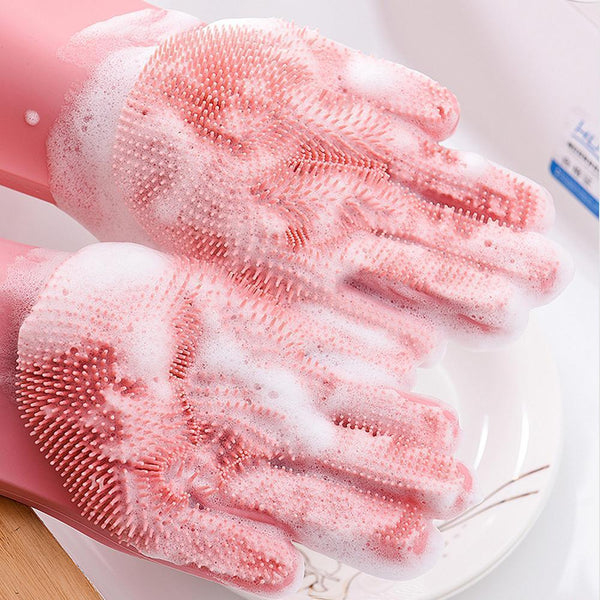 Magic Silicone Dishwashing Gloves