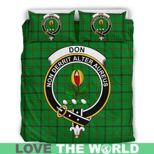Don Clan Badge Tartan Bedding Set K7
