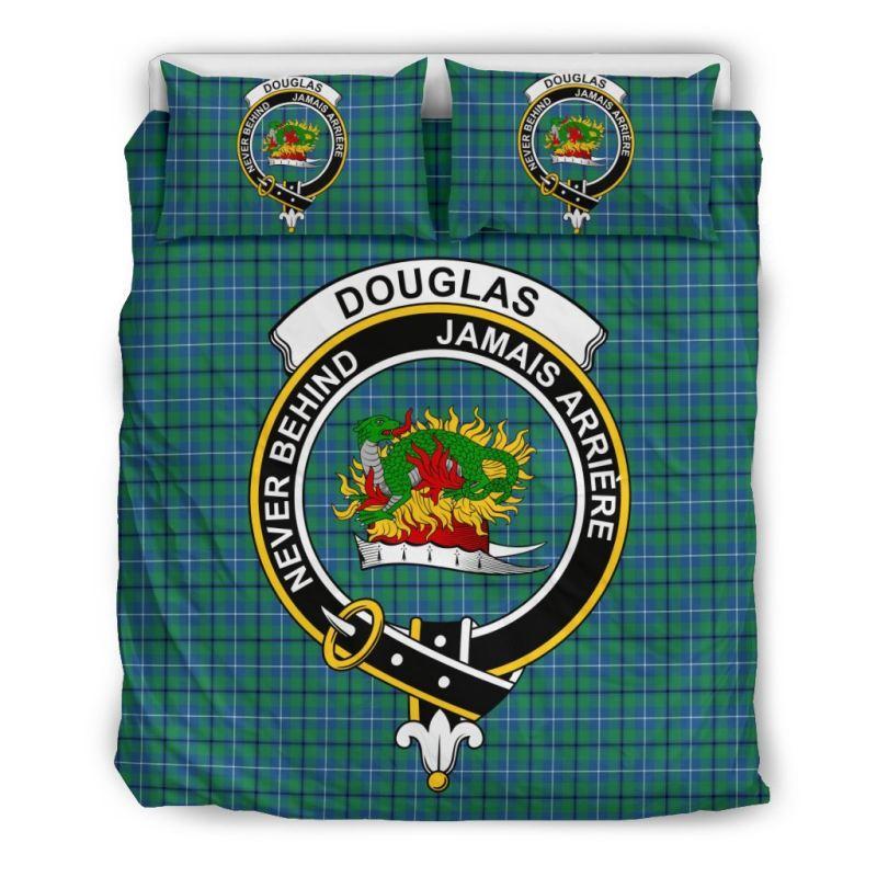 Douglas Ancient Clan Badge Tartan Bedding Set K7