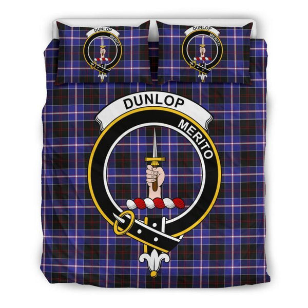Dunlop Modern Clan Badge Tartan Bedding Set K7