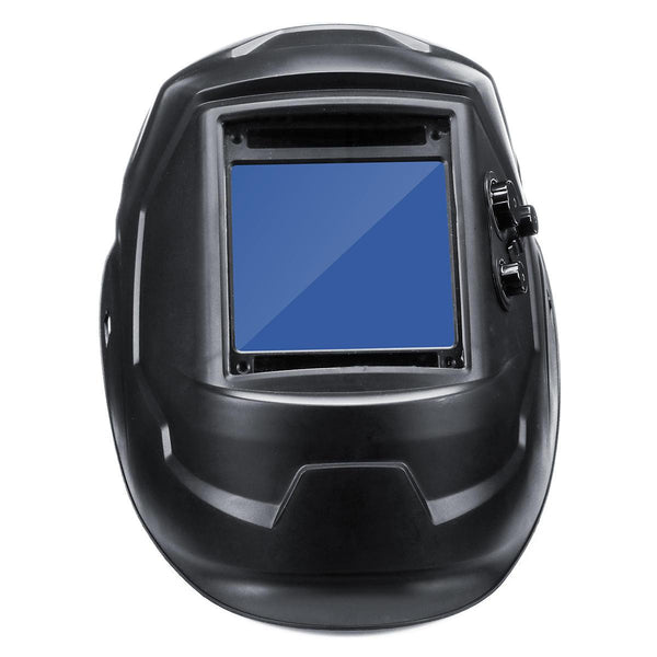 Solar Auto-Darkening Welding Helmet With Big View Area 4 Sensors External Adjustment Arc Tig Mig DIN5-DIN13