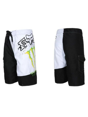 Men's MONSTER ENERGY Printed Striped Shorts