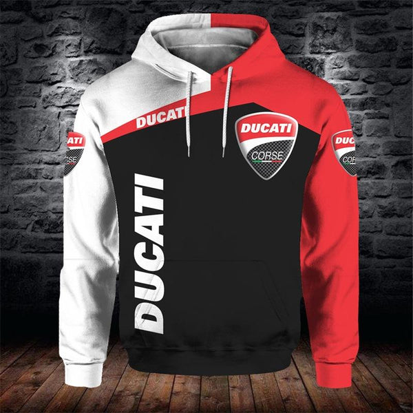 Men's Printed Ducati Hoodie
