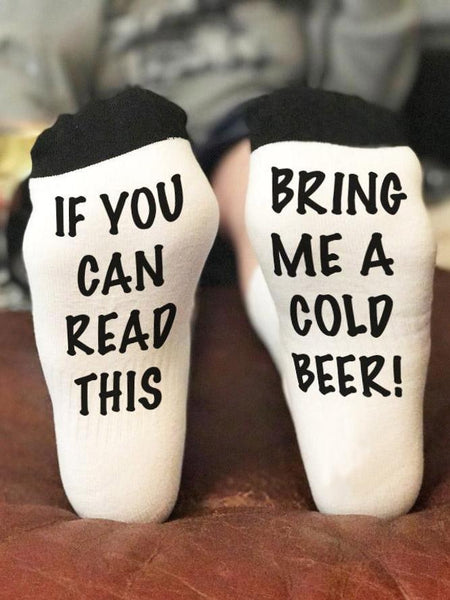 Men's Bring Me A Cold Beer Socks