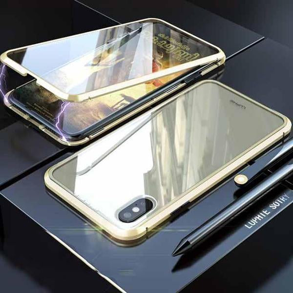 Iphone Double-sided Glass Magnetic King Mobile Phone Cases