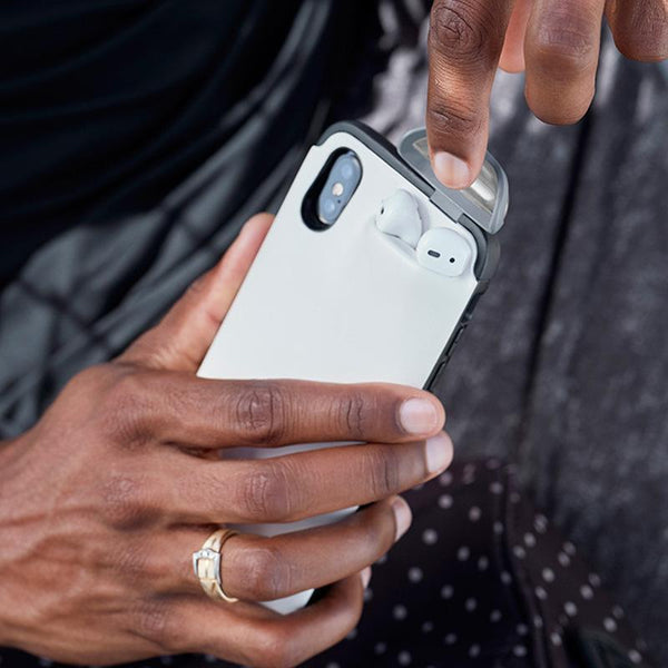 iPhone Cover for AirPods Holder Hard Case
