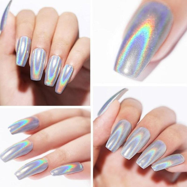 HOLO PRESS-ON NAIL POWDER