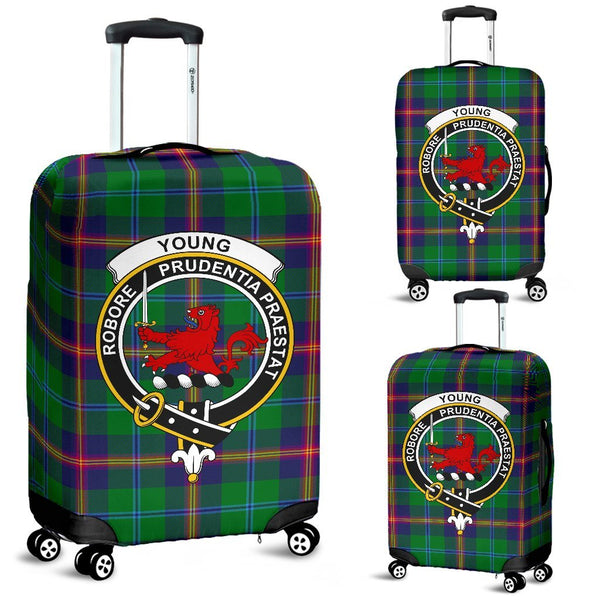 Young Tartan Clan Badge Luggage Cover Hj4